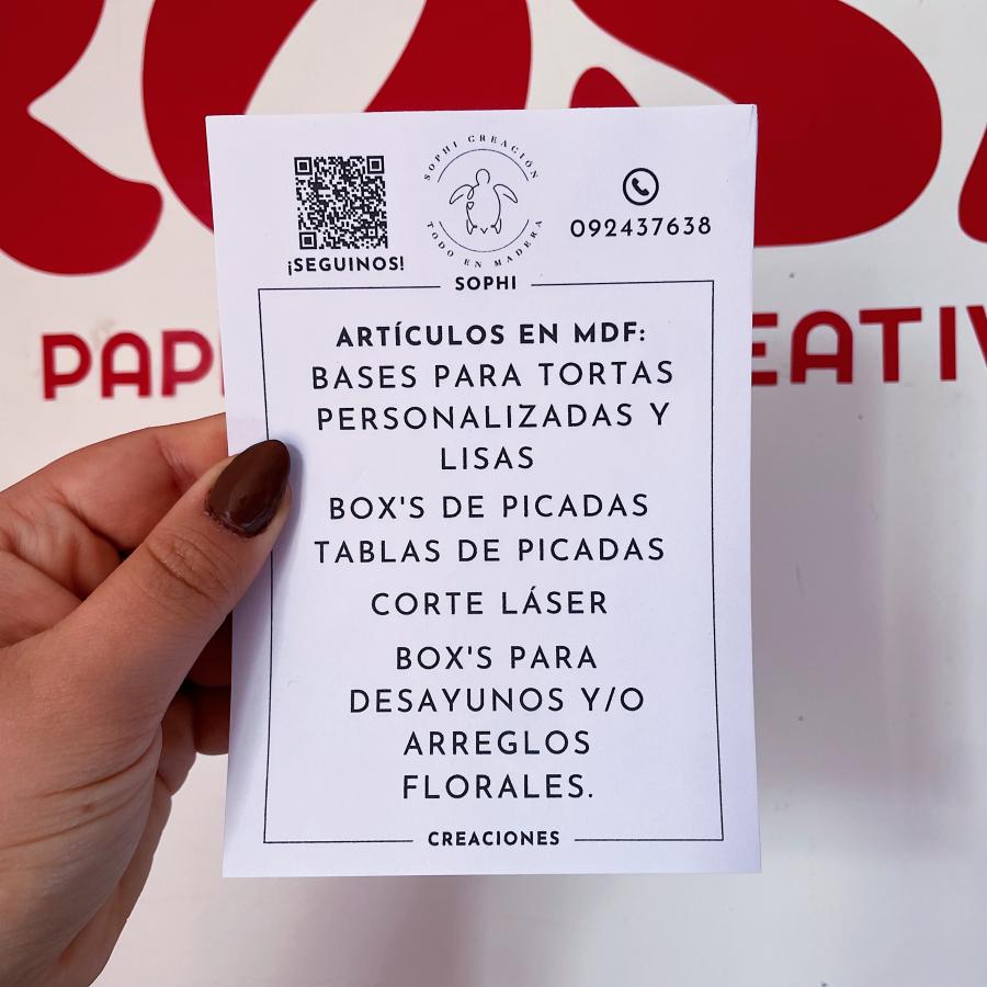 Folletos hoja 75gr x50u